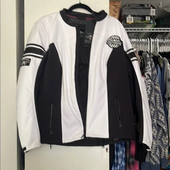 Harley-Davidson Black and White Utility Jacket - Picture 1 of 8